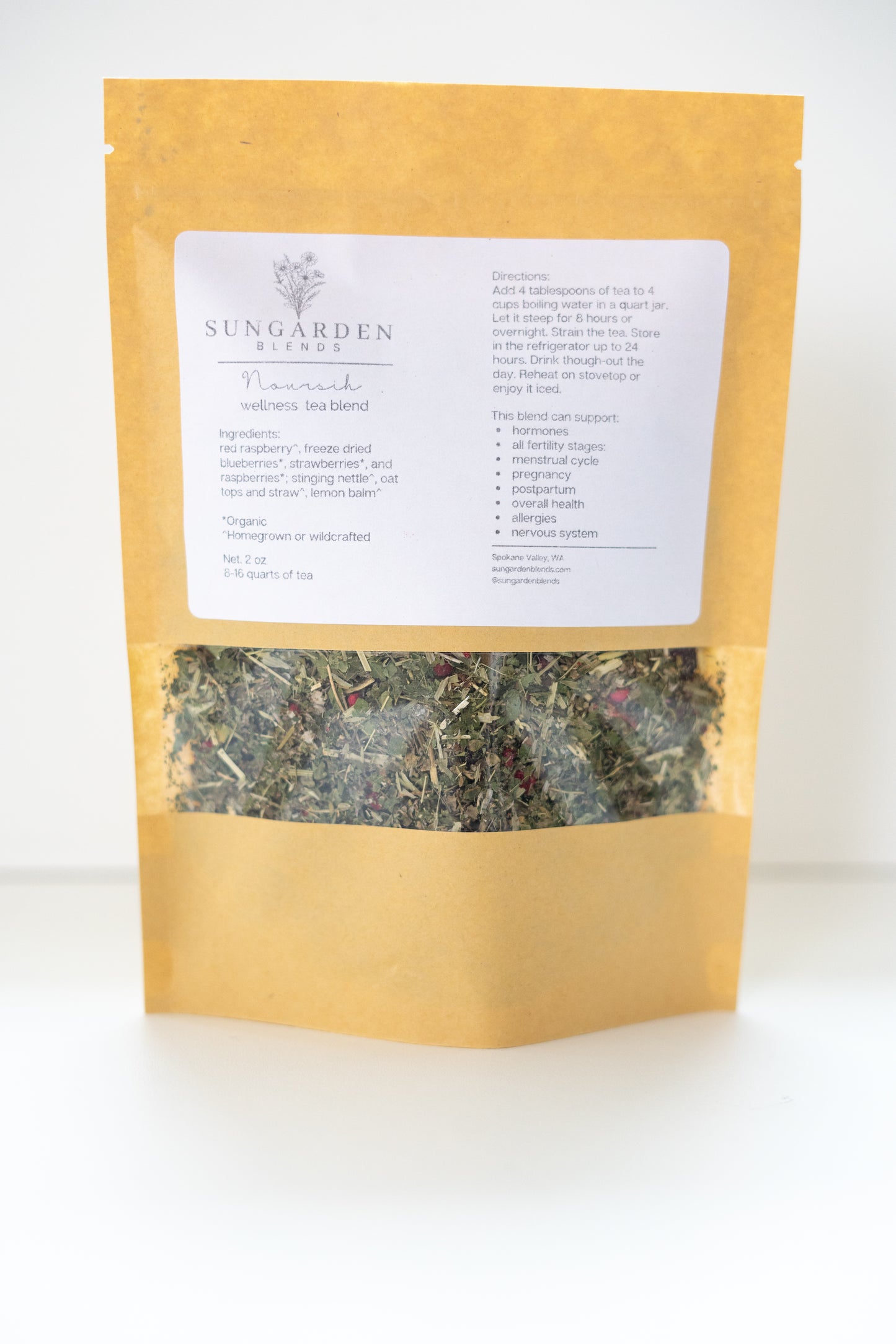 Nourish: Wellness Herbal Tea Blend